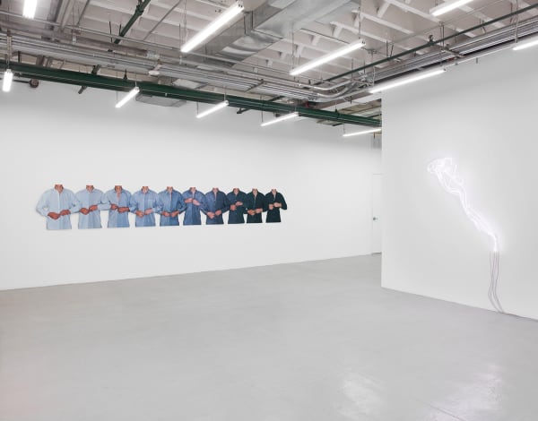 Fiete Stolte: Transit. Installation view. albertz benda, new york. Photo by Christopher Burke Studio