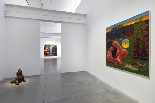 Natalie Wadlington: Front Yards, Back Yards. September 9 - October 8th, 2022. albertz benda, New York. Photo: Thomas Mueller