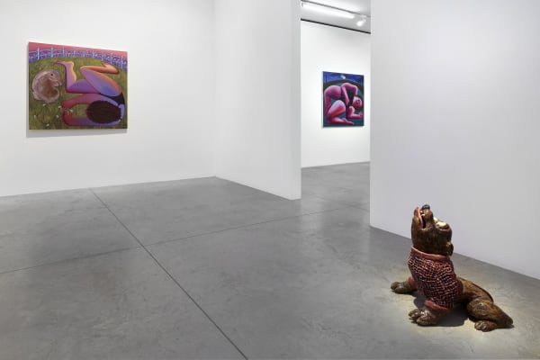 Natalie Wadlington: Front Yards, Back Yards. September 9 - October 8th, 2022. albertz benda, New York. Photo: Thomas Mueller