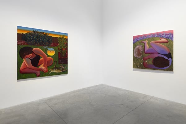 Natalie Wadlington: Front Yards, Back Yards. September 9 - October 8th, 2022. albertz benda, New York. Photo: Thomas Mueller