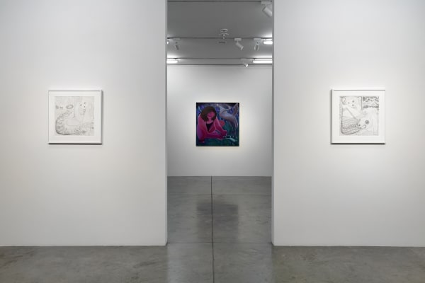 Natalie Wadlington: Front Yards, Back Yards. September 9 - October 8th, 2022. albertz benda, New York. Photo: Thomas Mueller