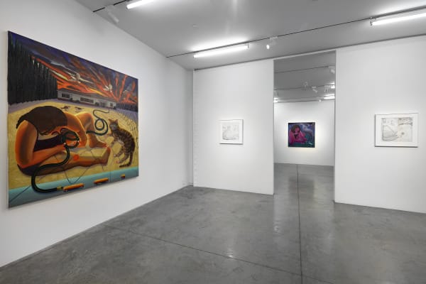 Natalie Wadlington: Front Yards, Back Yards. September 9 - October 8th, 2022. albertz benda, New York. Photo: Thomas Mueller