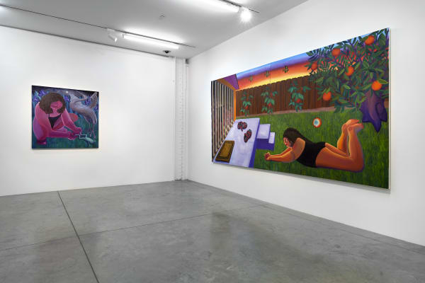 Natalie Wadlington: Front Yards, Back Yards. September 9 - October 8th, 2022. albertz benda, New York. Photo: Thomas Mueller