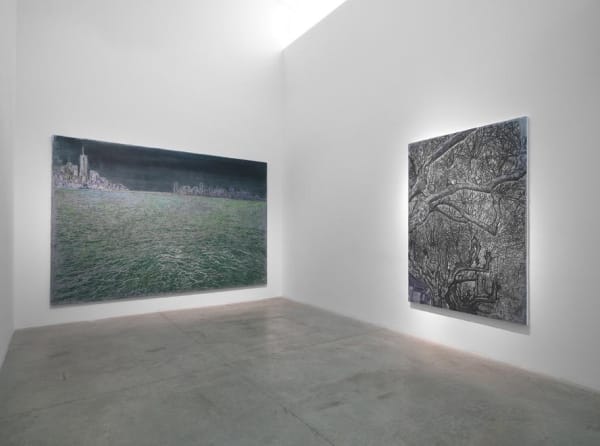 Ena Swansea: New Paintings (installation image). Photo by Christopher Burke Studio