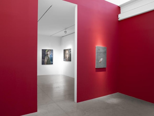 Ena Swansea: New Paintings (installation image). Photo by Christopher Burke Studio