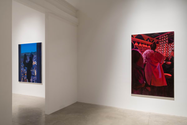 Kevin Brisco Jr.: Footsteps in the Dark. albertz benda, New York. October 13 - November 12, 2022. Photo by Adam Reich
