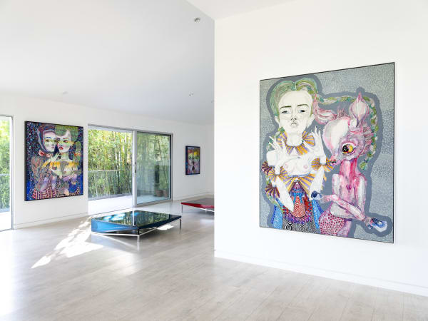 Del Kathryn Barton: love wants to give. albertz benda, Los Angeles. November 18 - December 16, 2022. Photo: Julian Calero.