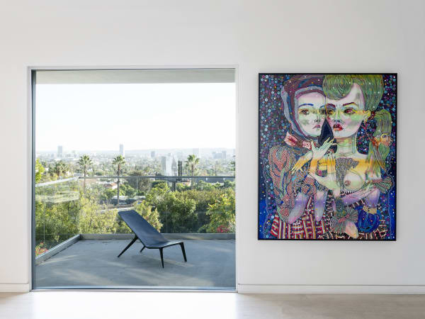 Del Kathryn Barton: love wants to give. albertz benda, Los Angeles. November 18 - December 16, 2022. Photo: Julian Calero.