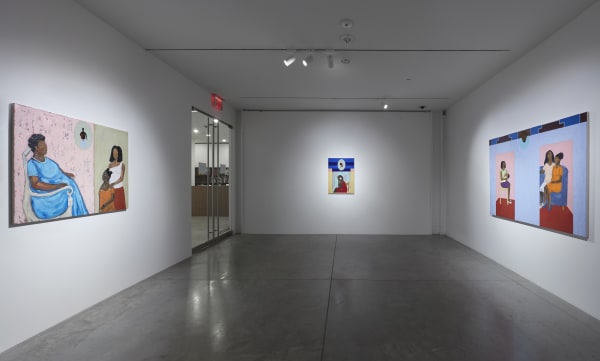Larissa de Souza: Parades Que Contam Histórias. February 9 - March 18, 2023. albertz benda, New York. Photo by Thomas Muller.