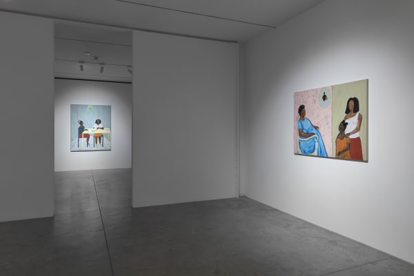 Larissa de Souza: Parades Que Contam Histórias. February 9 - March 18, 2023. albertz benda, New York. Photo by Thomas Muller.