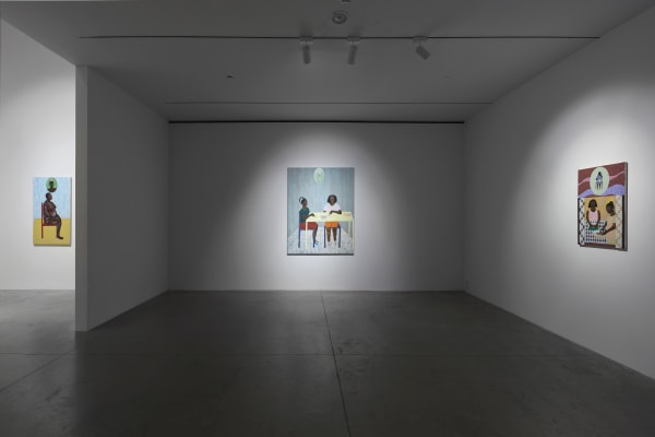 Larissa de Souza: Parades Que Contam Histórias. February 9 - March 18, 2023. albertz benda, New York. Photo by Thomas Muller.