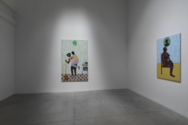 Larissa de Souza: Parades Que Contam Histórias. February 9 - March 18, 2023. albertz benda, New York. Photo by Thomas Muller.