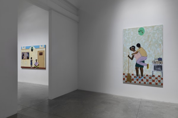 Larissa de Souza: Parades Que Contam Histórias. February 9 - March 18, 2023. albertz benda, New York. Photo by Thomas Muller.