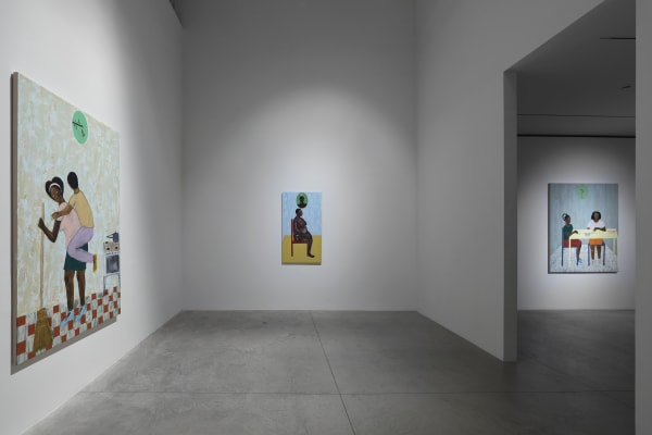 Larissa de Souza: Parades Que Contam Histórias. February 9 - March 18, 2023. albertz benda, New York. Photo by Thomas Muller.