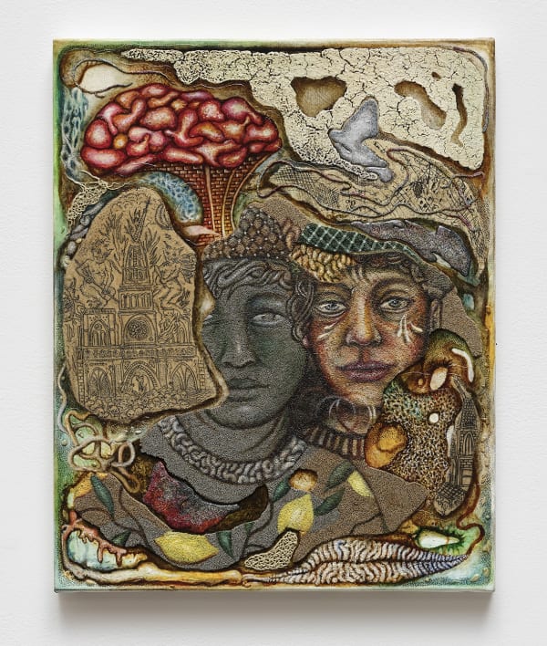 Radu Oreian [Romanian, b. 1984] Burning Cathedral, 2023