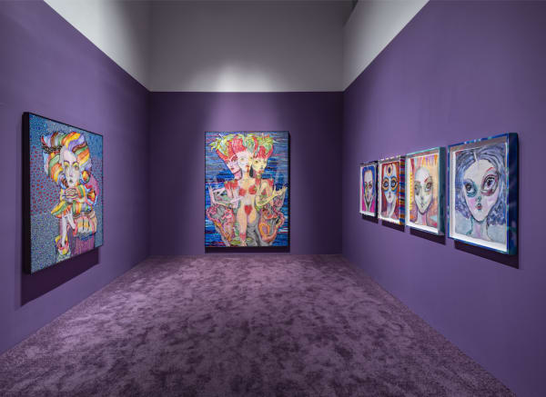 Del Kathryn Barton - and we would do anything to protect her innocence, 2025