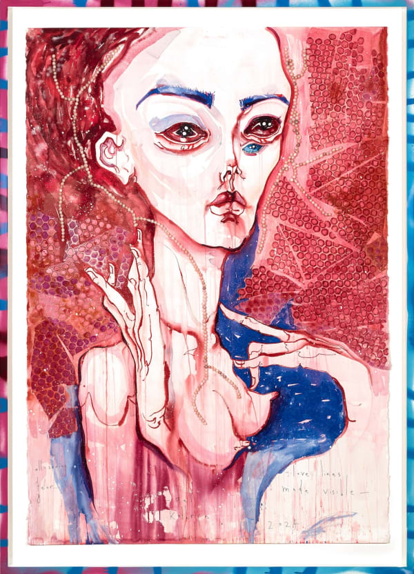 Del Kathryn Barton, Love lines made visible, 2024