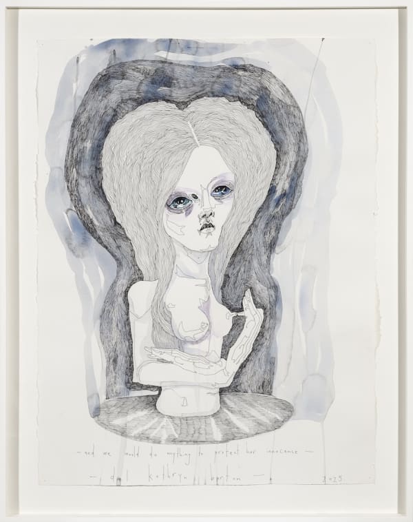 Del Kathryn Barton, and we would do anything to protect her innocence, 2025