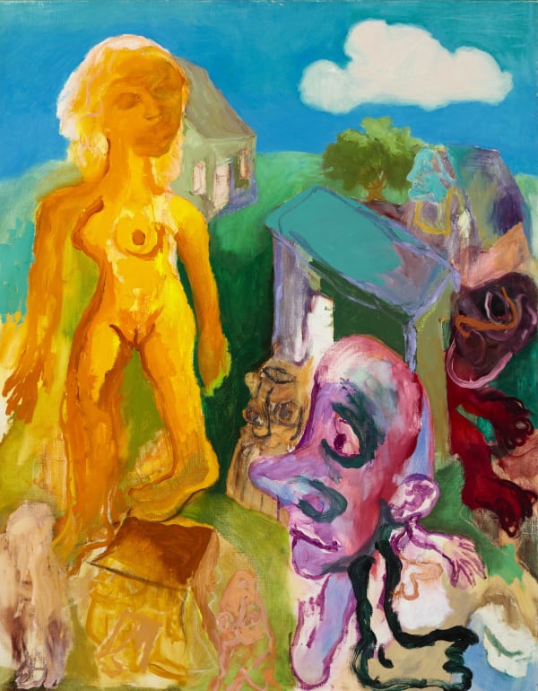 The Estate of Ken Kiff, Yellow Woman in Street, 1977-9