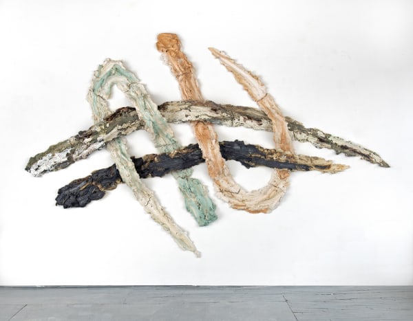 Brie Ruais [b.1982] Weaving the Landscape (four times 130lbs), 2018
