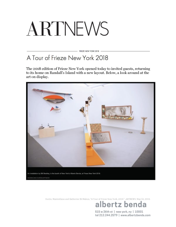 A Tour of Frieze New York 2018