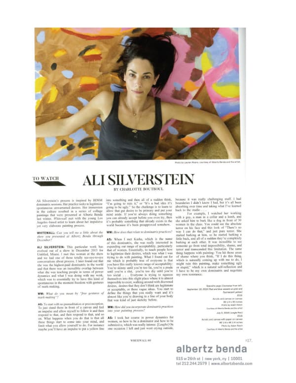 To Watch: Ali Silverstein