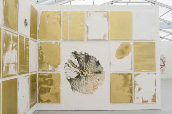 Untitled, Art Fair: Thomas Fougeirol & Brie Ruais. Installation view. December 6 - 10, 2017, Miami Beach. Photo by Casey Kelbaugh