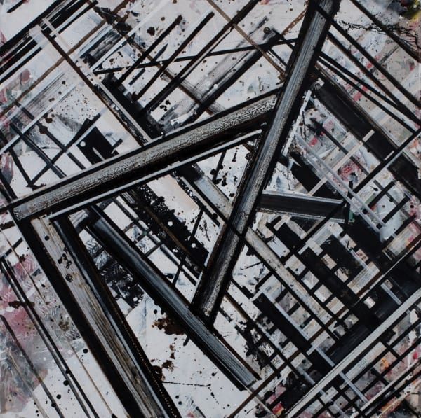 Ed Moses [American, b. 1926] Rojo de Walden aka Too Structur, 1979