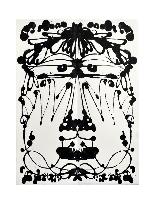 Timothy Curtis [American, b. 1982] Inkblot Face No. 217 (New York City), 2021