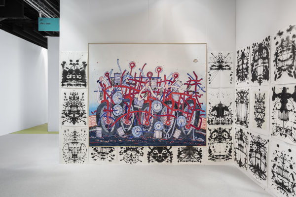 Installation view: Timothy Curtis, The Armory Show, New York. March 4-8, 2020