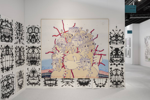 Installation view: Timothy Curtis, The Armory Show, New York. March 4-8, 2020