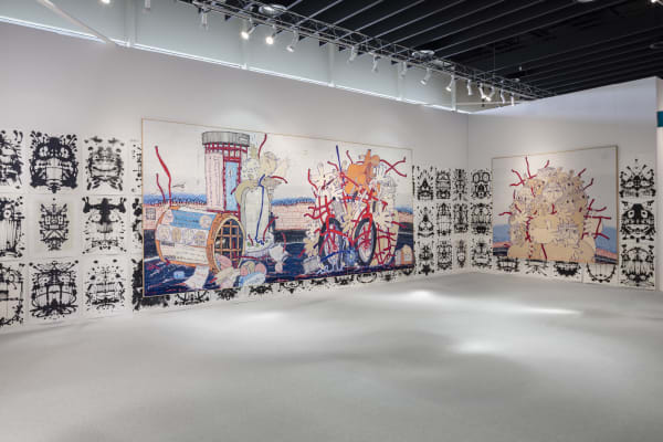 Installation view: Timothy Curtis, The Armory Show, New York. March 4-8, 2020