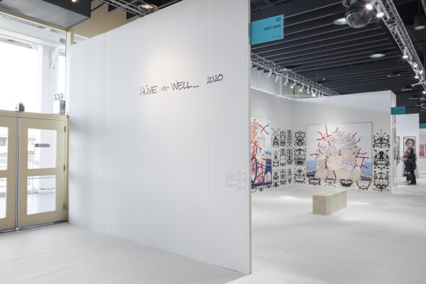 Installation view: Timothy Curtis, The Armory Show, New York. March 4-8, 2020