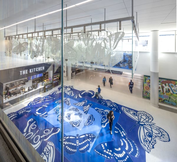 Installation view: Paradise, George Bush Intercontinental Airport, Houston, TX © Slyworks Photography