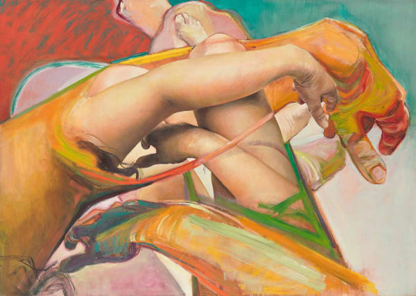 Joan Semmel, Cross-over, 1979, Oil on canvas