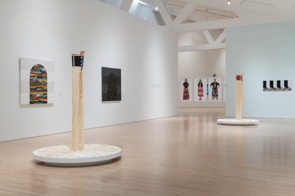 Dyani White Hawk: Speaking to Relatives, February 18–May 16, 2021, Charlotte Crosby Kemper Gallery, Kemper Museum of Contemporary Art. // Photo by E. G. Schempf