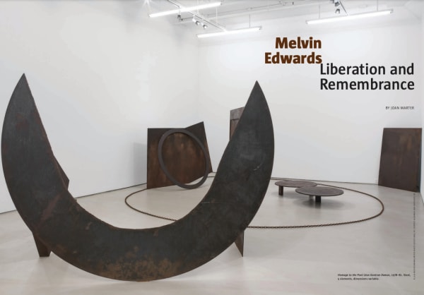 "Homage to the Poet Léon Gontran Damas," 1978–81. Steel, 5 elements, dimensions variable.