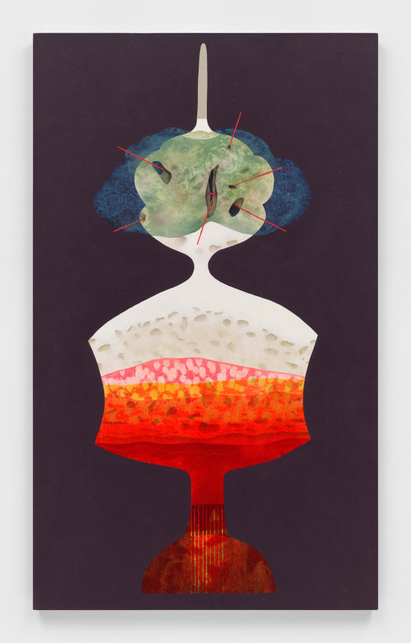 Carrie Moyer, "Mythic Being," 2008.