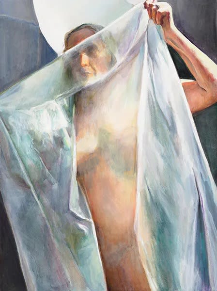 Joan Semmel, "Untitled"(2014). Oil on canvas, 48 x 36". Courtesy of Alexander Gray Associates. Copyright 2015 Joan Semmel / Artist Rights Society (ARS), New York.