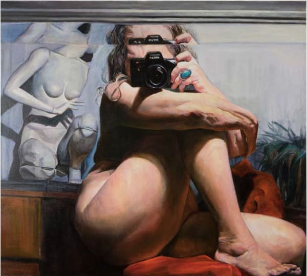 “Centered” (2002), among Joan Semmel’s self-portraits.
