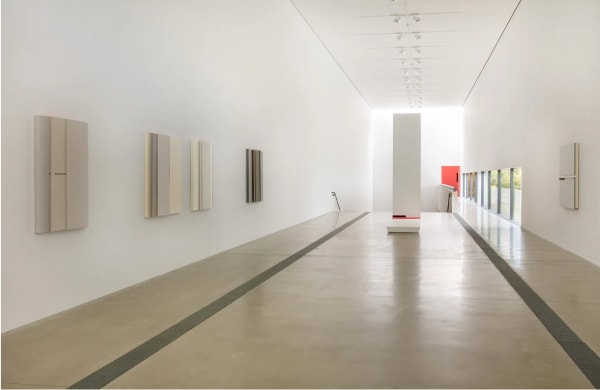 Installation view of "Jennie C. Joens: A Line When Broken Begins Again," Pulitzer Arts Foundation, Saint Louis, MO. (Sept. 5-Feb 1, 2026). | © Jennie C. Jones, Photography by Suzy Gorman. © Pulitzer Arts Foundation