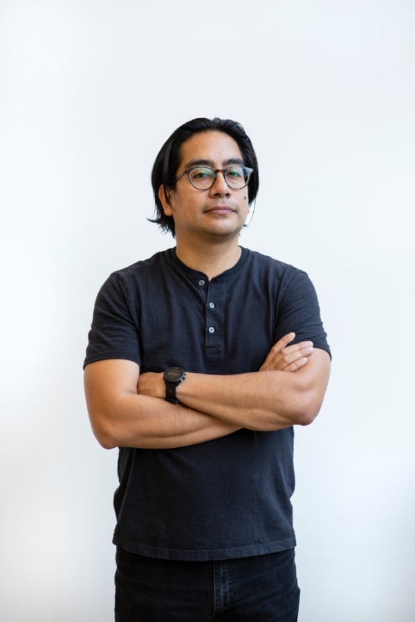 Portrait of Ronny Quevedo by Ross Collab, 2021. Courtesy of Alexander Gray Associates, New York.