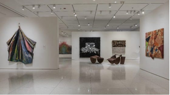 Installation views of Solidary & Solitary: The Joyner/Giuffrida Collection, at the Smart Museum of Art until May 19. (Michael Tropea Photography)