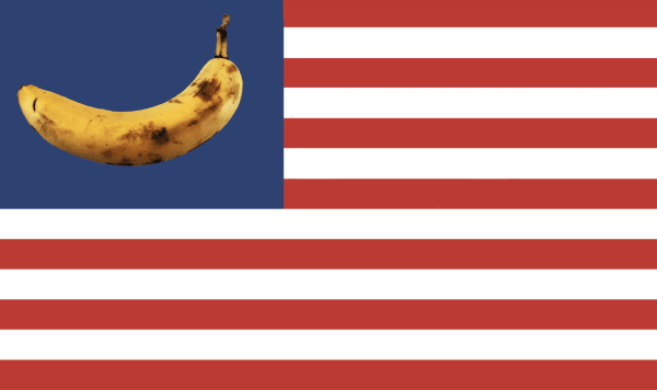'Banana Flag' (2018), by Luis Camnitzer.
