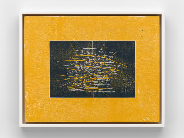Ronny Quevedo astro, 2021 Wax on paper on panel