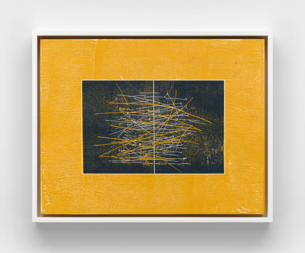Ronny Quevedo astro, 2021 Wax on paper on panel