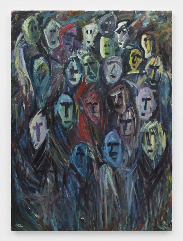 Hassan Sharif Airport, 2009 Oil on canvas 78 3/4 x 57 1/4 in (200 x 145.4 cm)