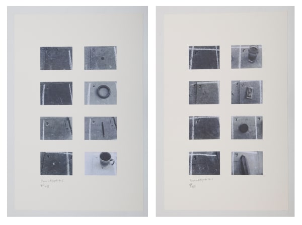Hassan Sharif Places and Objects, 1981 Photographs on cardboard 33 1/8 x 23 4/8 in (84.33 x 59.94 cm)