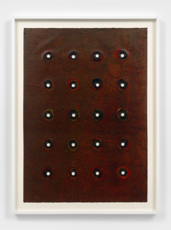 Large Aperture #2, 2013 Monotype on Rives paper 41 3/4 x 29 5/8 in (106 x 75.2 cm) 47 x 35 x 2 in framed (119.4 x 88.9 x 5.1 cm framed)