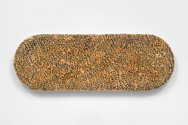 Yum Yum, 1977 Oil and Dorland's Wax Medium on canvas 12 x 34 in (30.48 x 86.36 cm)